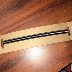 Black and silver American eagle choker